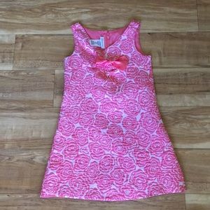 Bonnie Jean pink flower dress